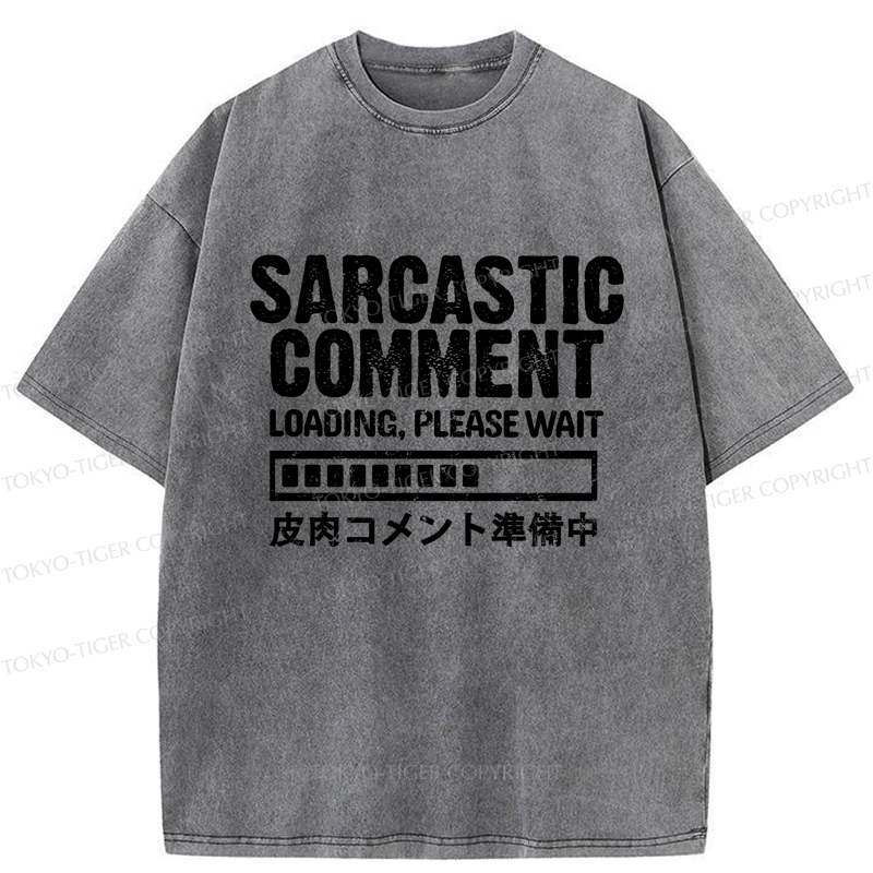 Tokyo-Tiger Funny Clown Cat：I May Be Dumb Washed T-Shirt Sale