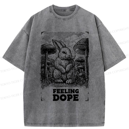 Tokyo-Tiger The Funny Rabbit is Dazed Washed T-Shirt