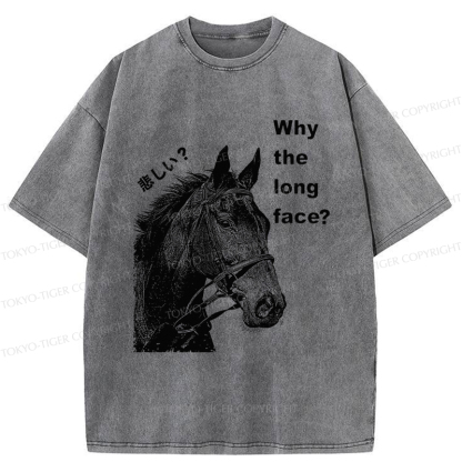 Tokyo-Tiger An Interesting Horse Unhappy Washed T-Shirt