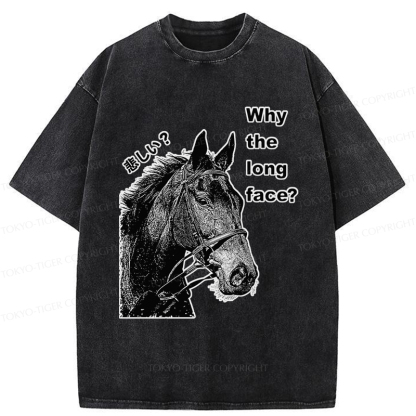 Tokyo-Tiger An Interesting Horse Unhappy Washed T-Shirt
