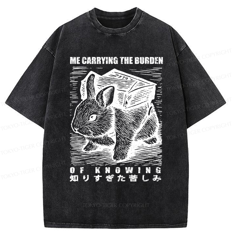 Tokyo-Tiger Rabbit Carries Too Much Washed T-Shirt