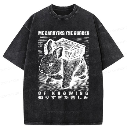 Tokyo-Tiger Rabbit Carries Too Much Washed T-Shirt