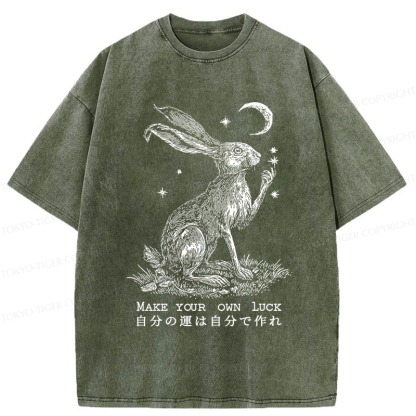 Tokyo-Tiger Magic Rabbit Washed T-Shirt