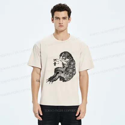 Tokyo-Tiger Japanese Monster Washed T-Shirt