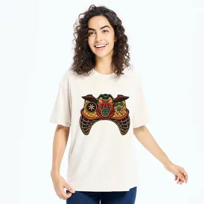 Tokyo-Tiger Ninja Gamepad Washed T-Shirt