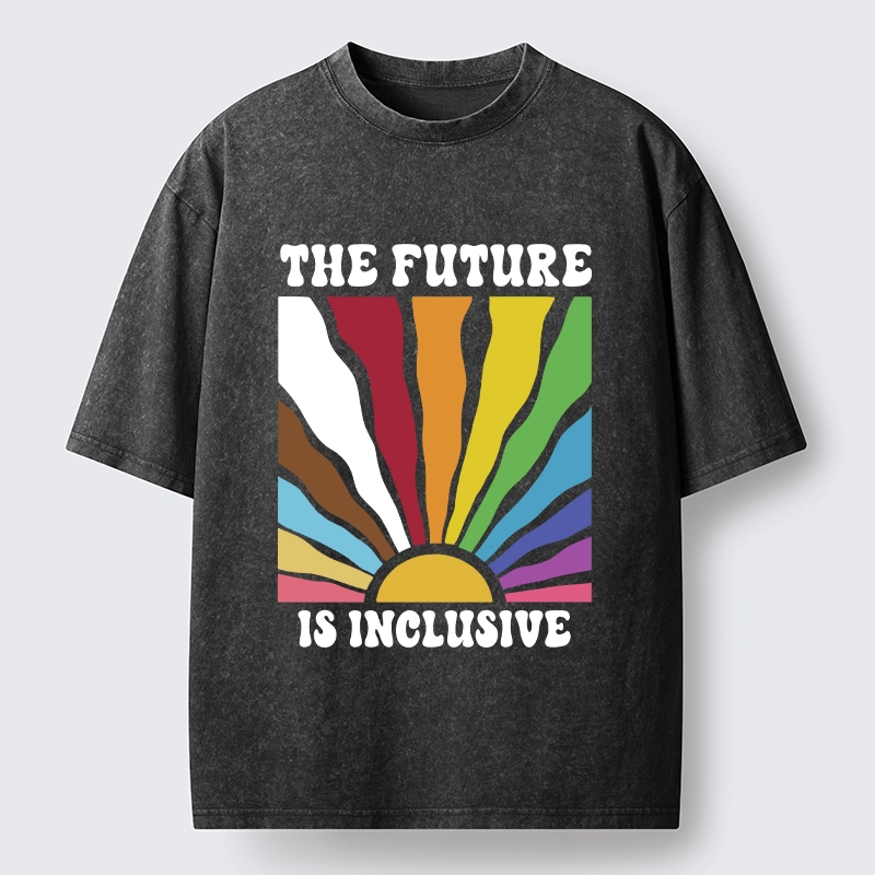 Tokyo-Tiger Pride Future Is Inclusive Washed T-Shirt