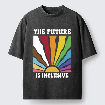 Tokyo-Tiger Pride Future Is Inclusive Washed T-Shirt
