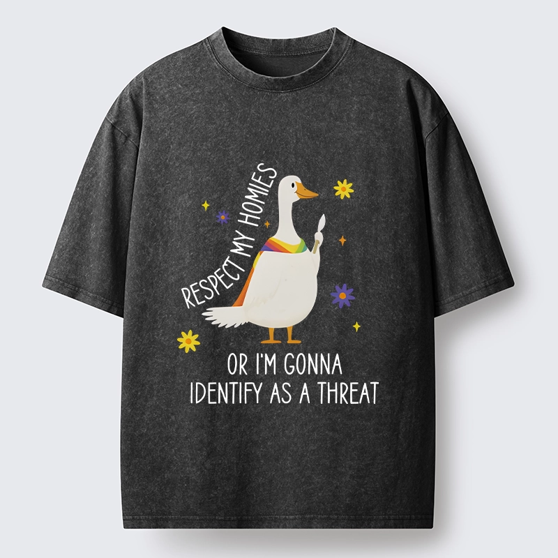 Tokyo-Tiger Goose Pride Art Washed T-Shirt