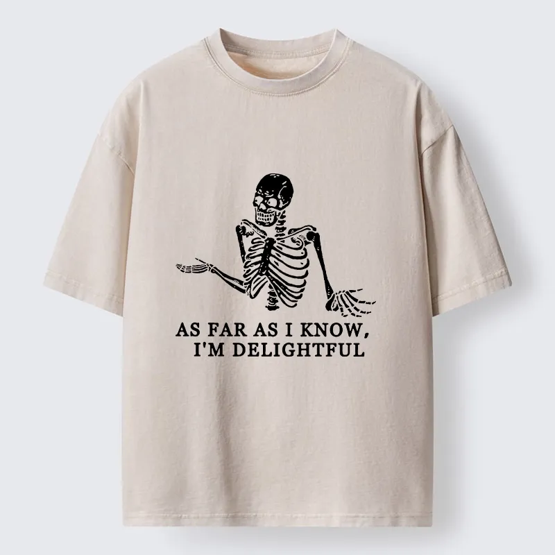 Tokyo-Tiger As Far As Bones Know Washed T-Shirt