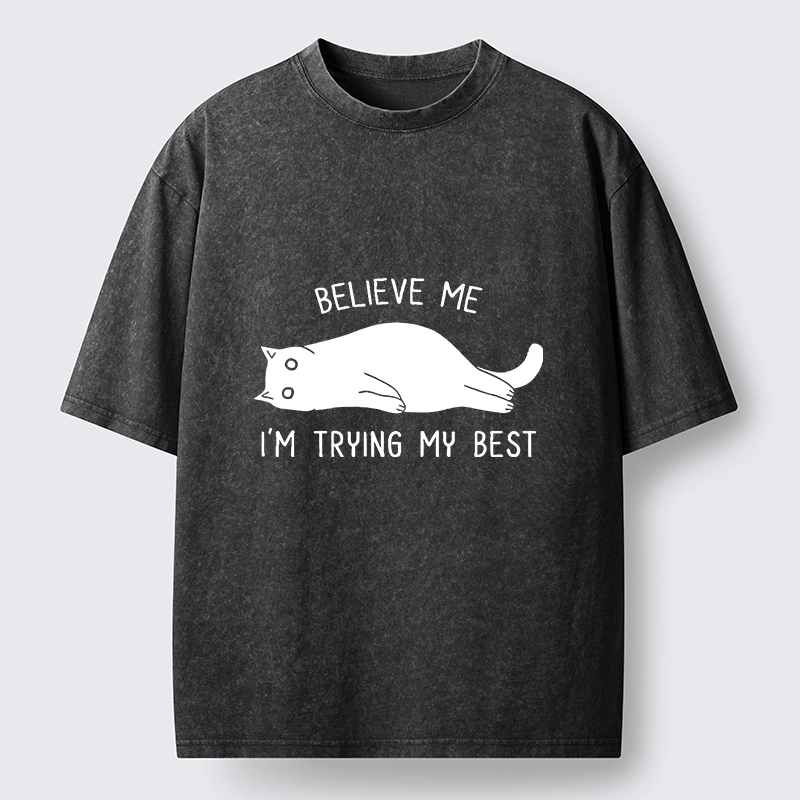 Tokyo-Tiger When Life Is Hard Nap First Washed T-Shirt