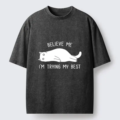 Tokyo-Tiger When Life Is Hard Nap First Washed T-Shirt