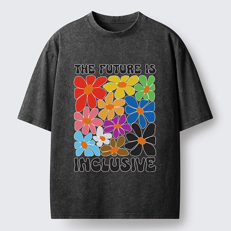 Tokyo-Tiger Inclusive World For Everyone Washed T-Shirt