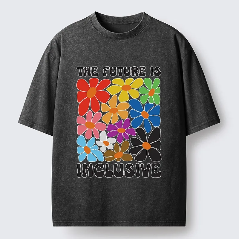 Tokyo-Tiger Inclusive World For Everyone Washed T-Shirt