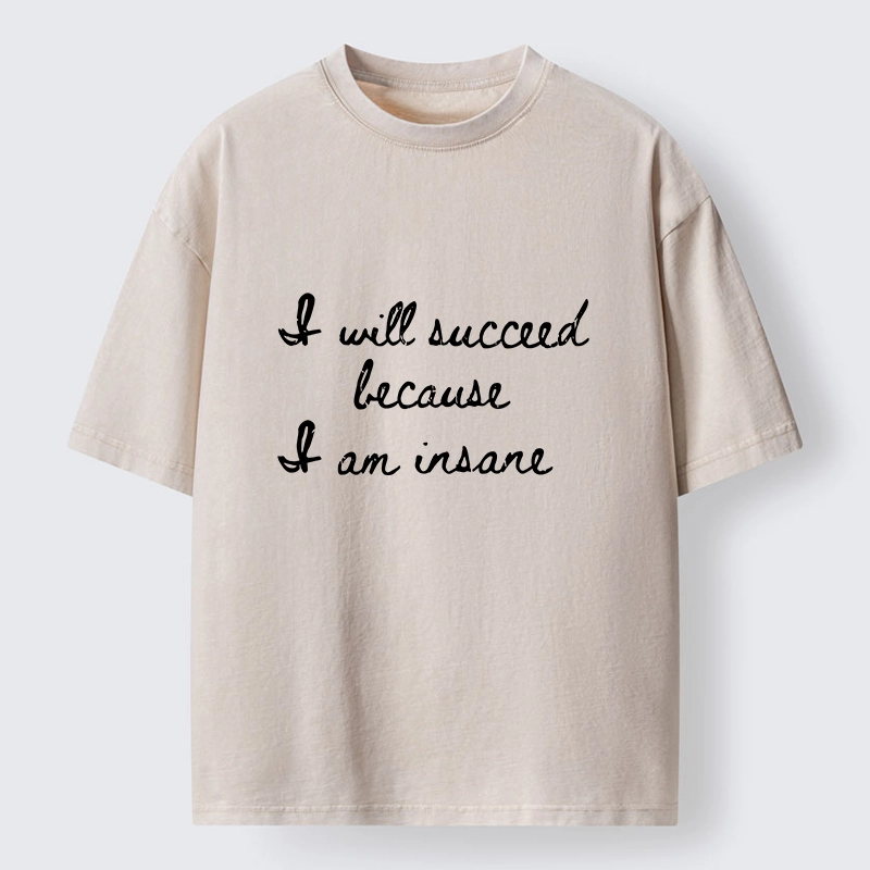 Tokyo-Tiger Chaotic Grindset Meme Washed T-Shirt