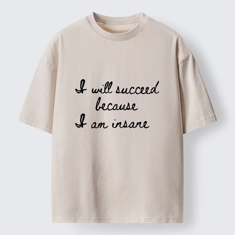 Tokyo-Tiger Chaotic Grindset Meme Washed T-Shirt