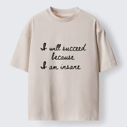 Tokyo-Tiger Chaotic Grindset Meme Washed T-Shirt