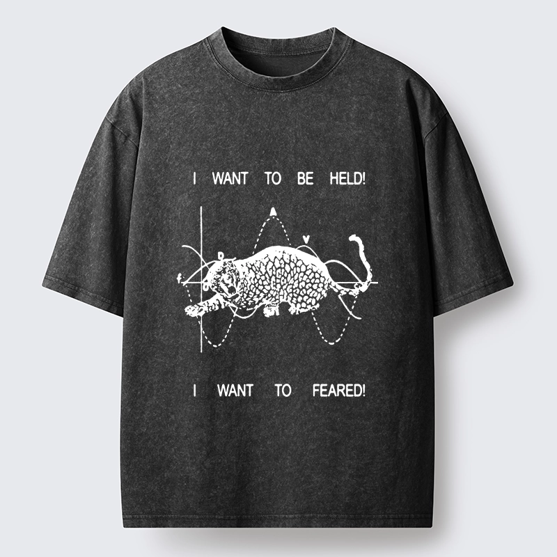 Tokyo-Tiger Relatable Cat Contradiction Meme Washed T-Shirt