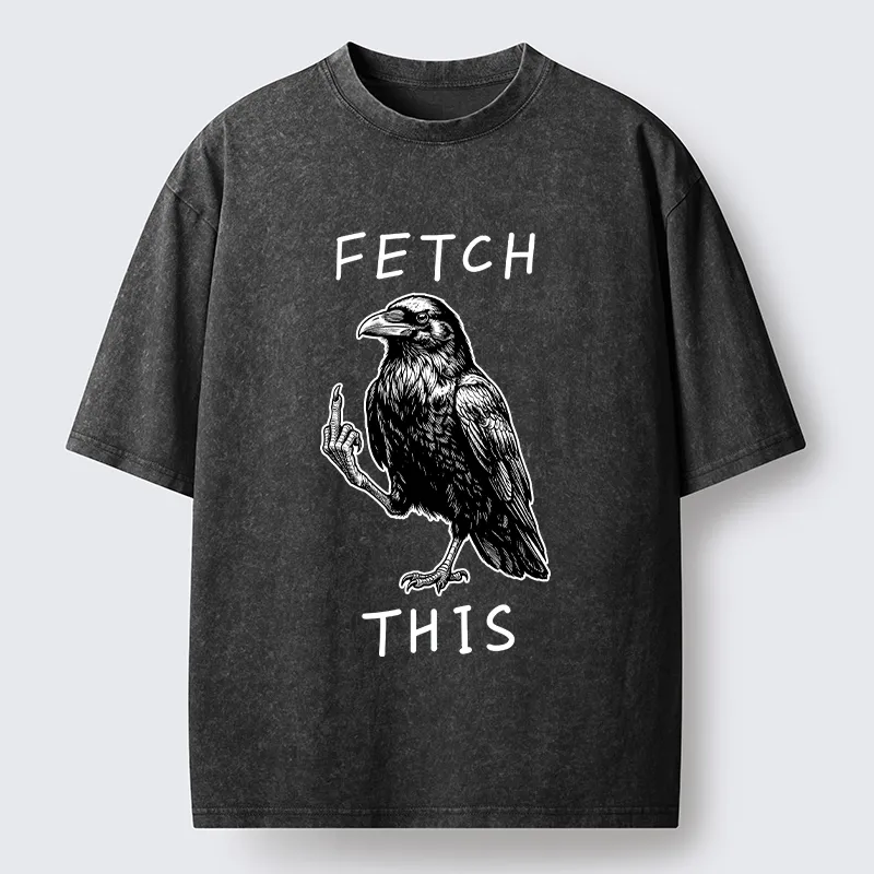 Tokyo-Tiger Funny Crow Meme With Attitude Washed T-Shirt