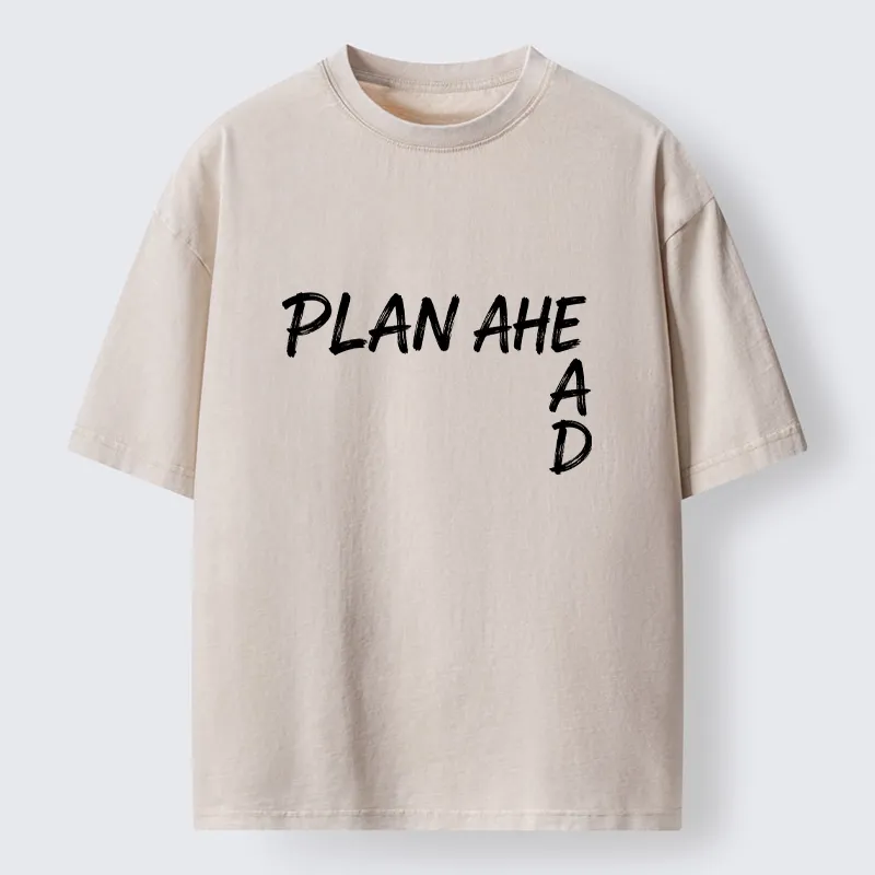 Tokyo-Tiger Plan Ahead Do Not Rush Things Washed T-Shirt