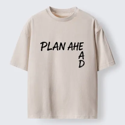 Tokyo-Tiger Plan Ahead Do Not Rush Things Washed T-Shirt