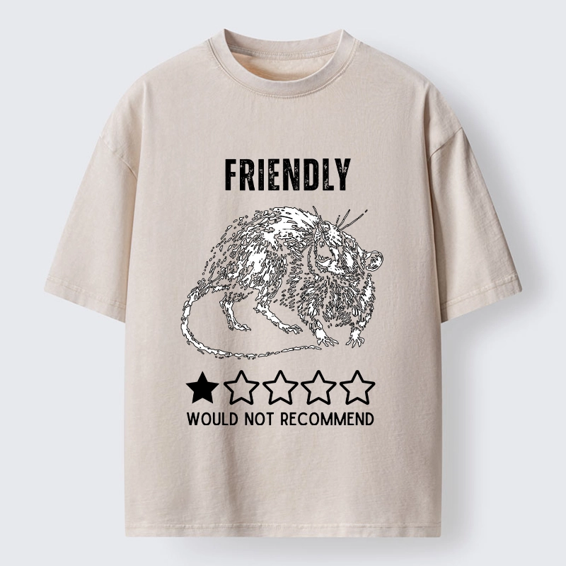 Tokyo-Tiger One Star Rat Bad Review Meme Washed T-Shirt
