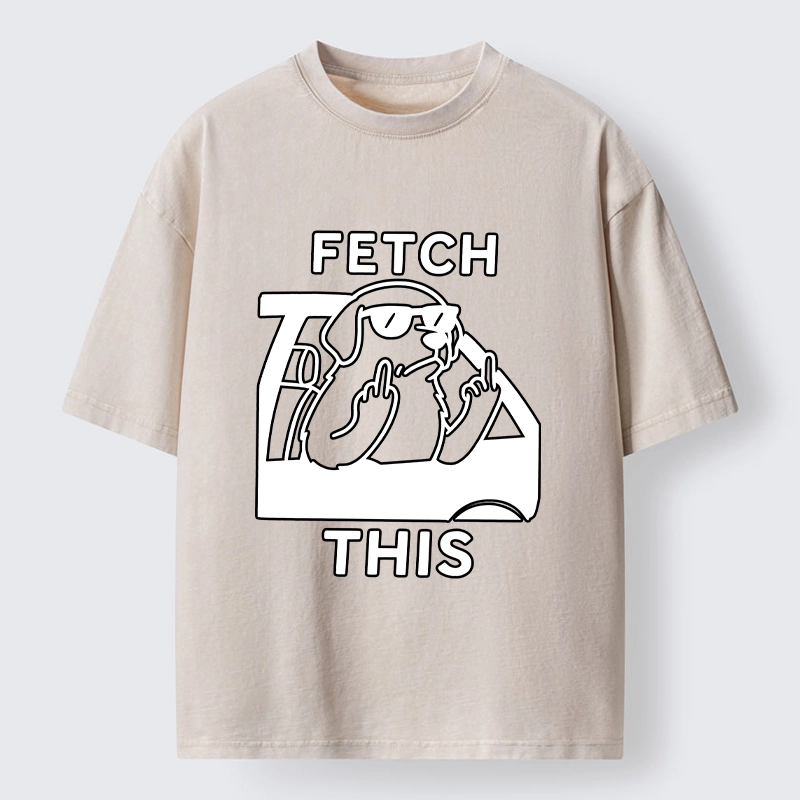 Tokyo-Tiger Sassy Dog With Sunglasses Washed T-Shirt