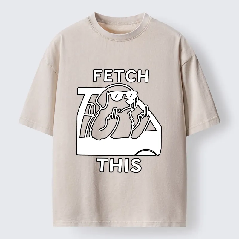 Tokyo-Tiger Sassy Dog With Sunglasses Washed T-Shirt