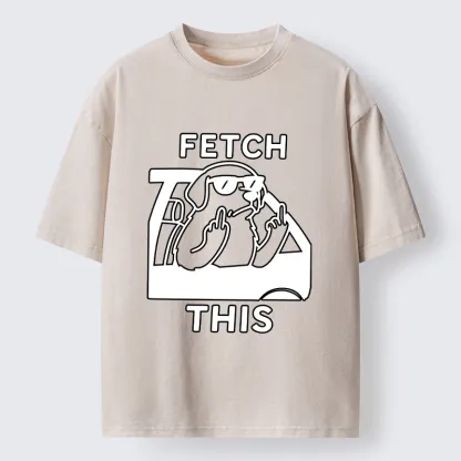 Tokyo-Tiger Sassy Dog With Sunglasses Washed T-Shirt