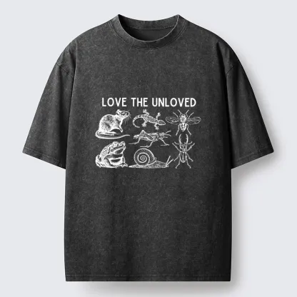 Tokyo-Tiger Embrace Every Small Critter Washed T-Shirt