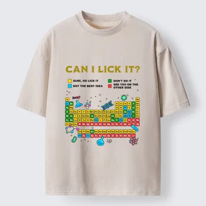 Tokyo-Tiger Can I Lick Elements Washed T-Shirt