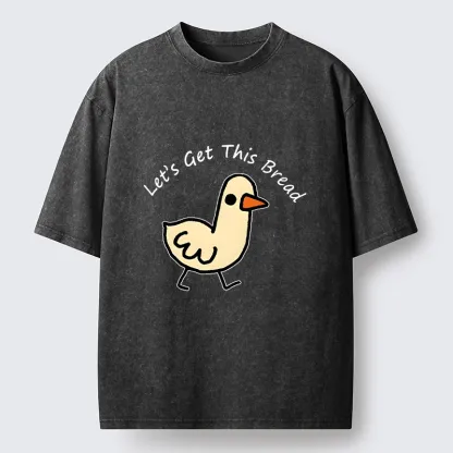 Tokyo-Tiger Earn Money Duck Meme Washed T-Shirt