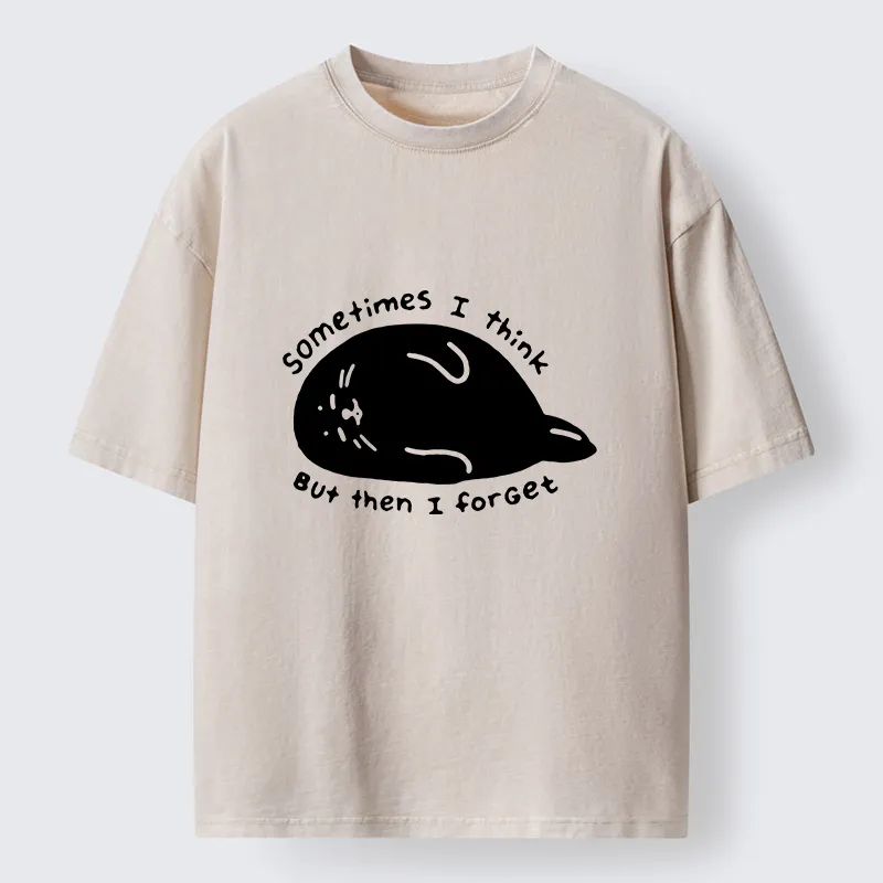 Tokyo-Tiger Forgetful Funny Seal Washed T-Shirt