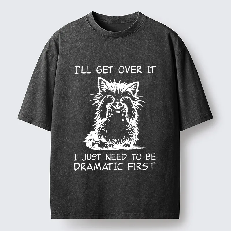 Tokyo-Tiger Dramatic First Cat Washed T-Shirt