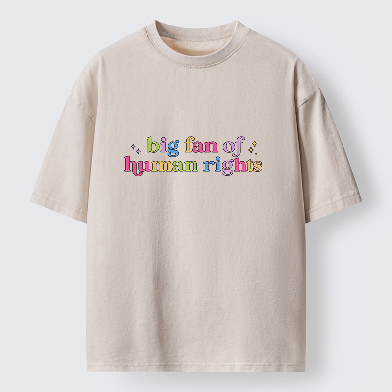 Tokyo-Tiger Human Right Washed T-Shirt