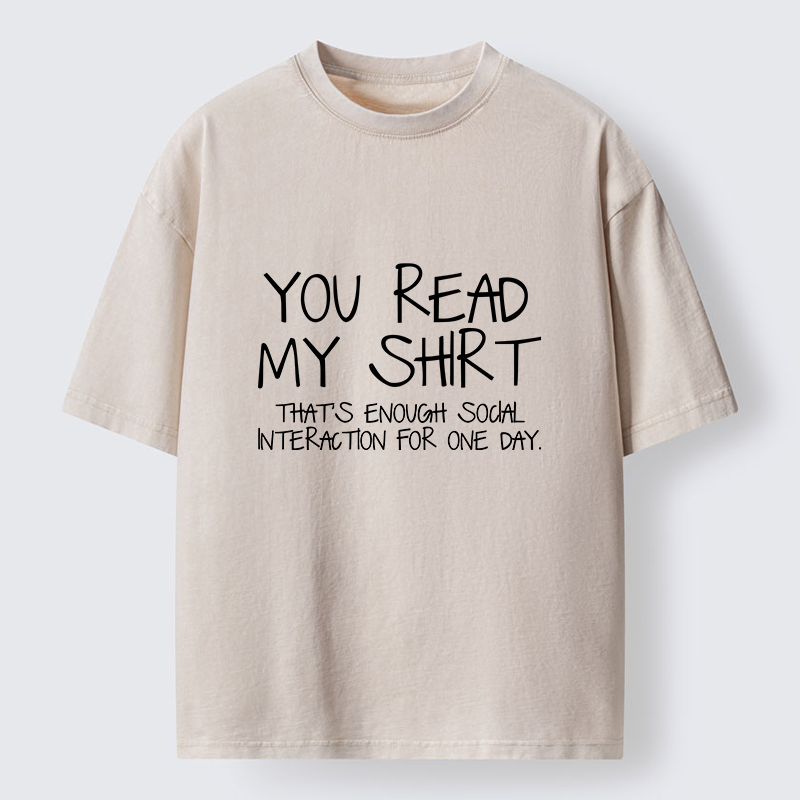 Tokyo-Tiger Daily Social Activities Washed T-Shirt