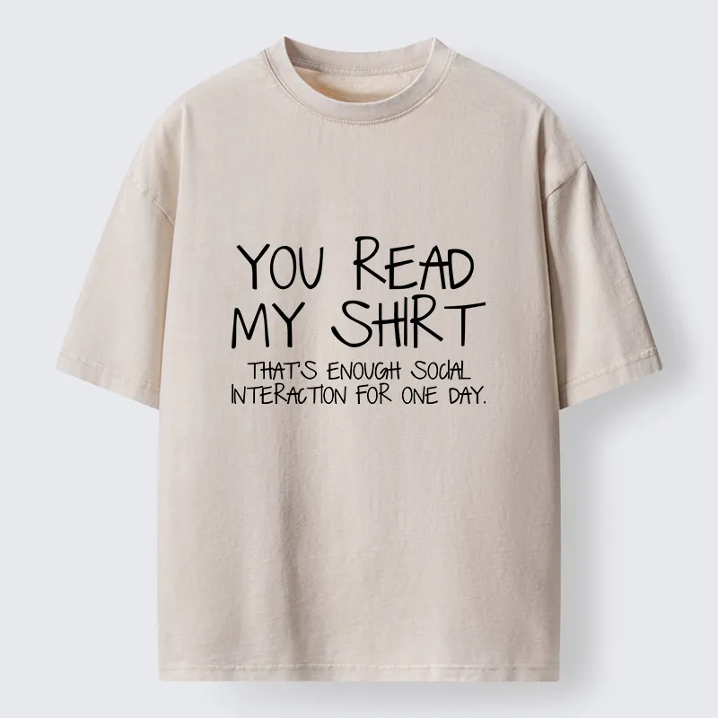 Tokyo-Tiger Daily Social Activities Washed T-Shirt