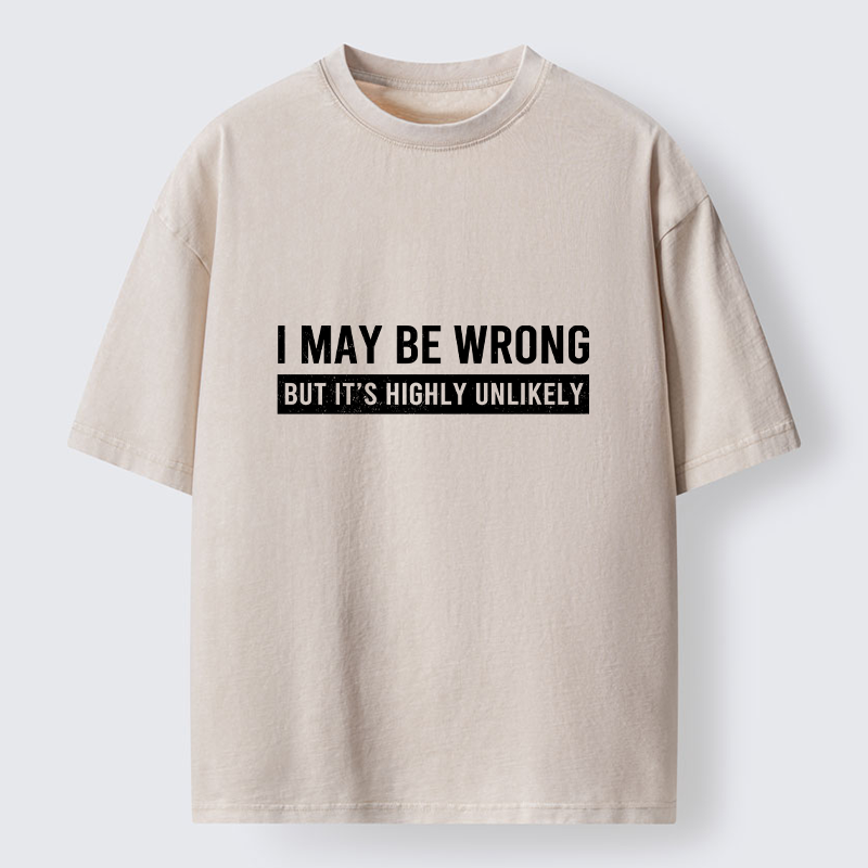 Tokyo-Tiger No Mistakes Funny Washed T-Shirt