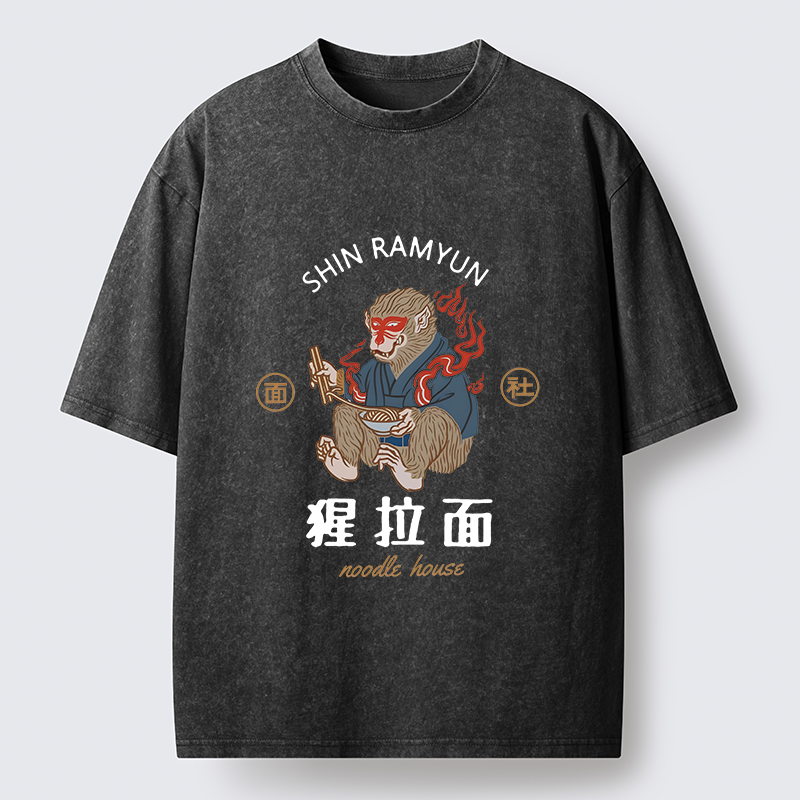 Tokyo-Tiger Shin Ramyun Washed T-Shirt