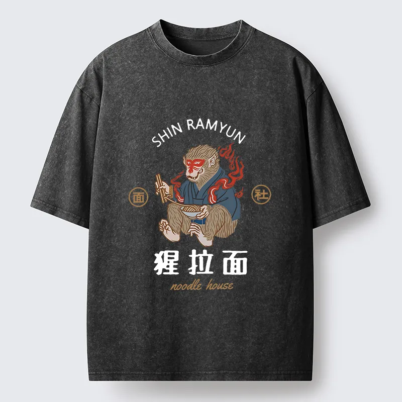 Tokyo-Tiger Shin Ramyun Washed T-Shirt