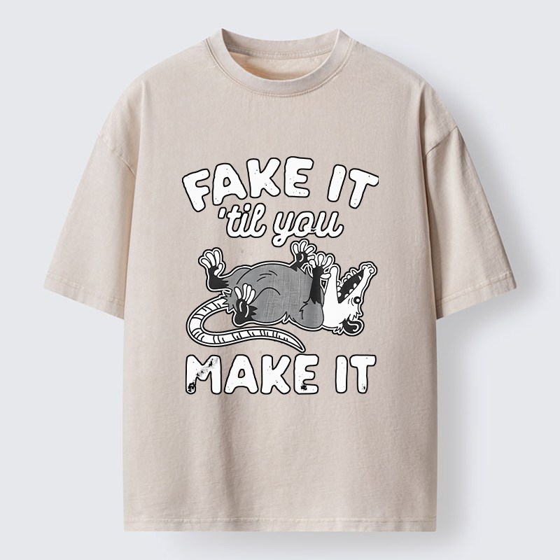 Tokyo-Tiger Pretending To Die Washed T-Shirt