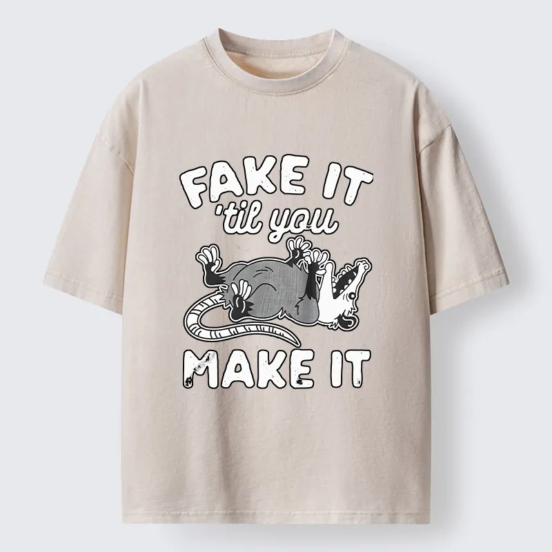 Tokyo-Tiger Pretending To Die Washed T-Shirt