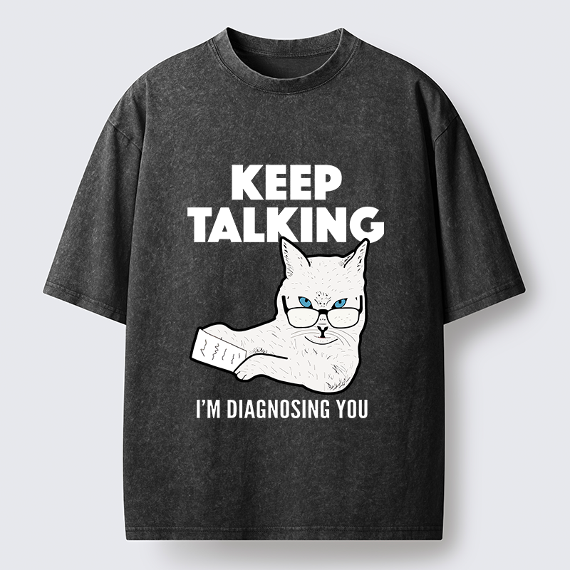 Tokyo-Tiger Diagnosing Your Problem Now Washed T-Shirt