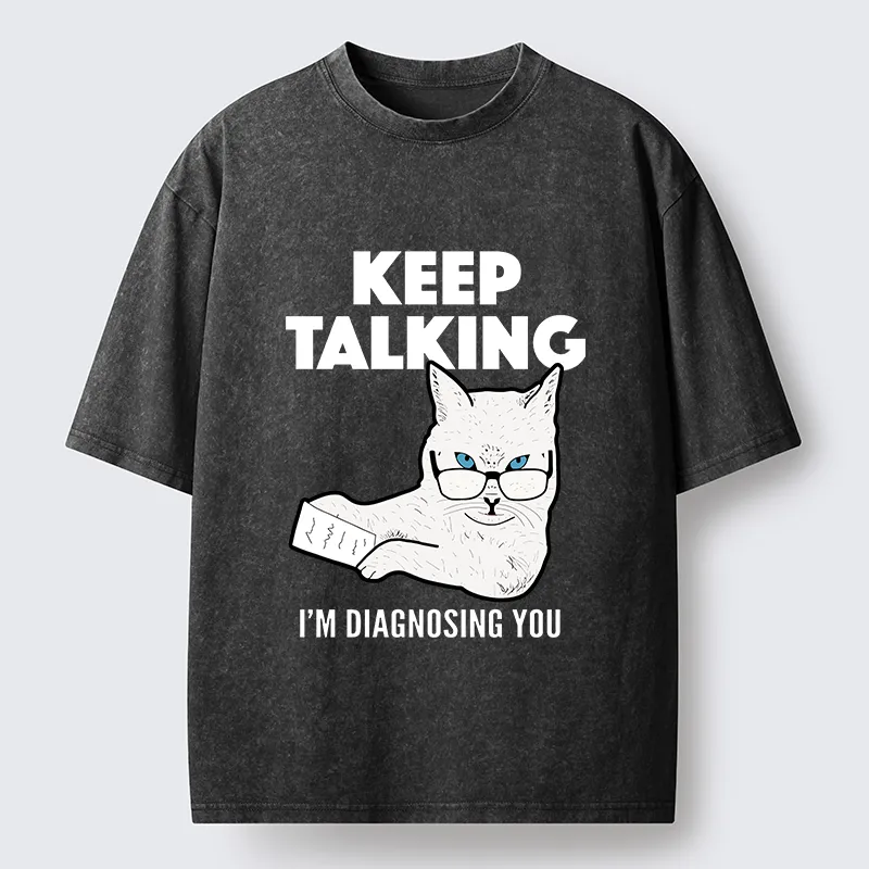 Tokyo-Tiger Diagnosing Your Problem Now Washed T-Shirt