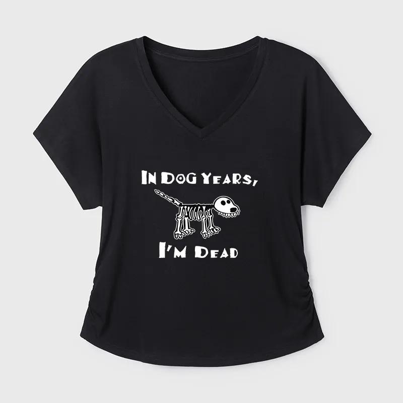 Tokyo-Tiger Funny Meme Old Dog Dead In Dog Years Vibe Modal Dolman Sleeve T-Shirt Sale