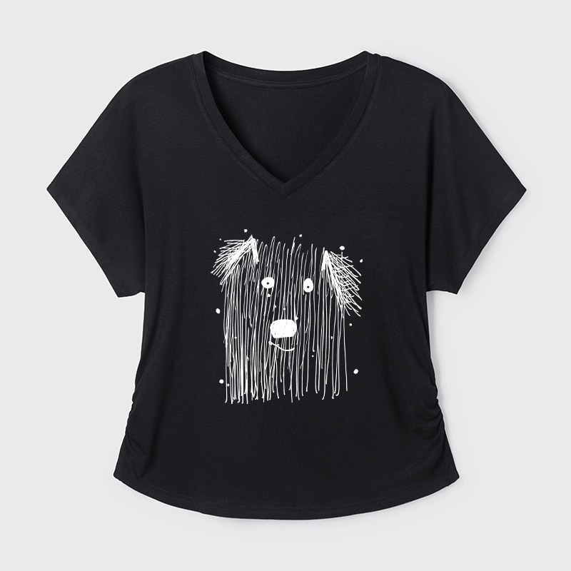 Tokyo-Tiger Fluffy Chaos In Dog Form Modal Dolman Sleeve T-Shirt