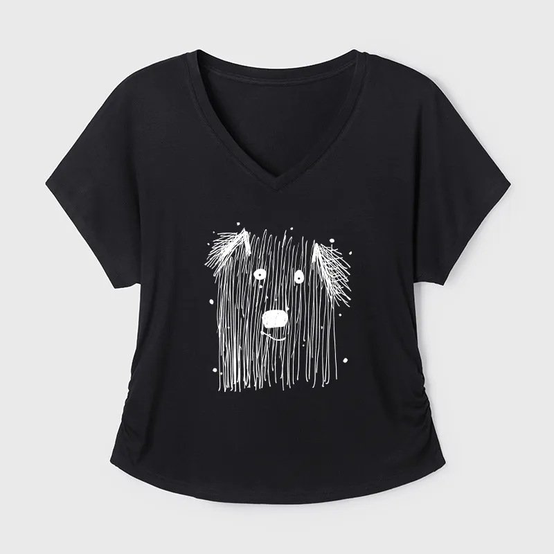 Tokyo-Tiger Fluffy Chaos In Dog Form Modal Dolman Sleeve T-Shirt