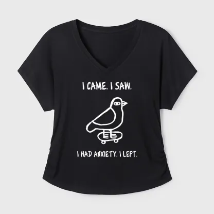 Tokyo-Tiger Funny Meme Bird Just Needs A Break Sleeve T-Shirt