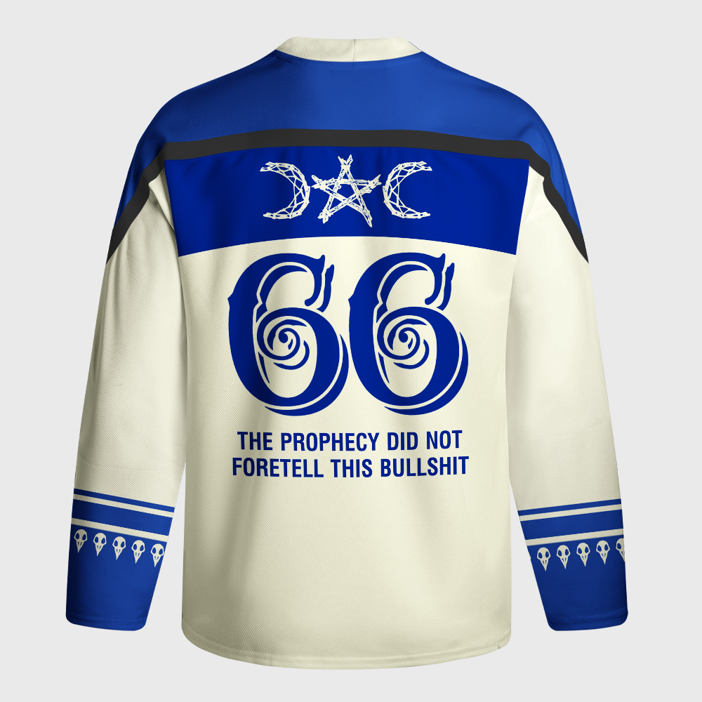 Tokyo-Tiger Sarcastic Prophecy Crow Witch Long-Sleeve Hockey Jersey