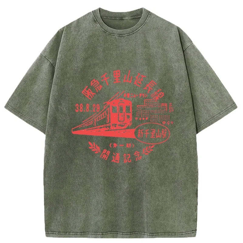 Tokyo-Tiger TOKYO 1929 Train Washed T-Shirt