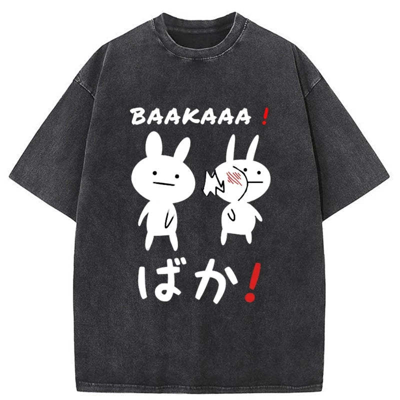 Tokyo-Tiger Anime Baka Manga Slap Washed T-Shirt Sale